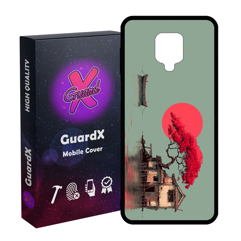 کاور گارد ایکس طرح خانه مدل 11092 مناسب برای گوشی موبایل شیائومی Redmi Note9 Pro/Note 9 Pro Max/Redmi Note 9S/MI Poco M2 Pro
