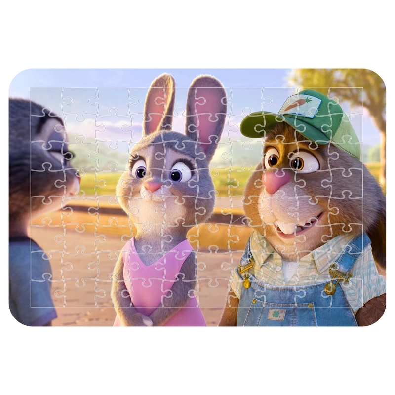 پازل 54 تکه مدل CHB1366 طرح انیمیشن زوتوپیا جودی هاپس