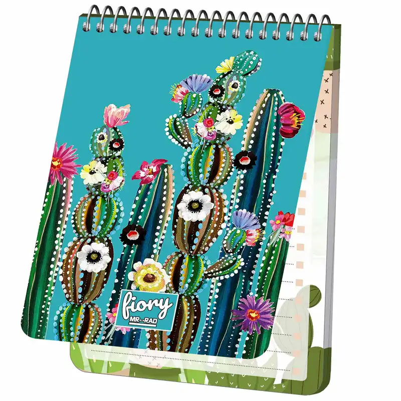 دفترچه یادداشت مستر راد طرح کاکتوس مدل Cheekbox کد fiory 1816 vip