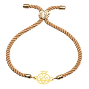 دستبند طلا 18 عیار زنانه الن نار مدل انار 100983