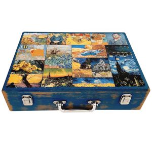 جعبه رنگ طرح آثار ماندگار نقاشی کد WBC08