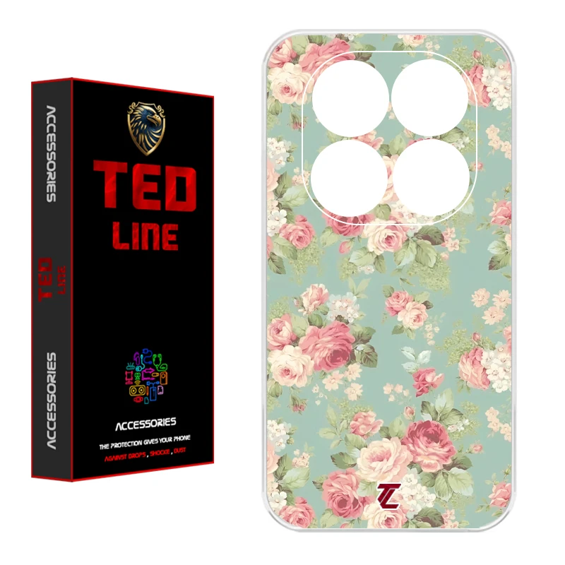 کاور تدلاین طرح گل کد 1224 مناسب برای گوشی موبایل شیائومی Poco X7 / Redmi Note 14 Pro 4G