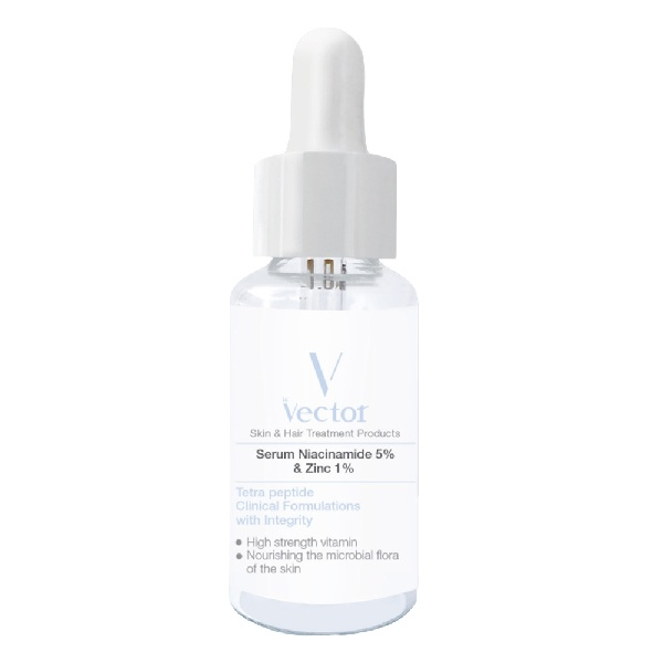 سرم پوست وکتور مدل Niacinamide 5% حجم 30 میلی لیتر