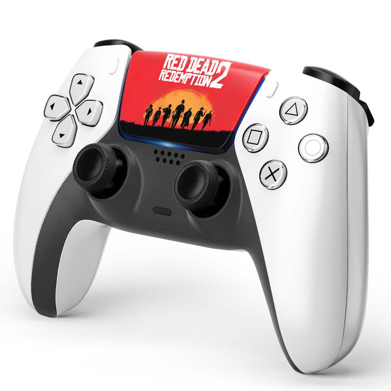 برچسب تاچ پد کنسول پلی استیشن 5 طرح Read dead Redemption 2 Console PS5 مجموعه دو عددی