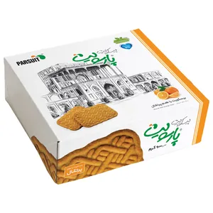 بیسکویت پذیرایی با طعم پرتقال پارسویت - 900 گرم
