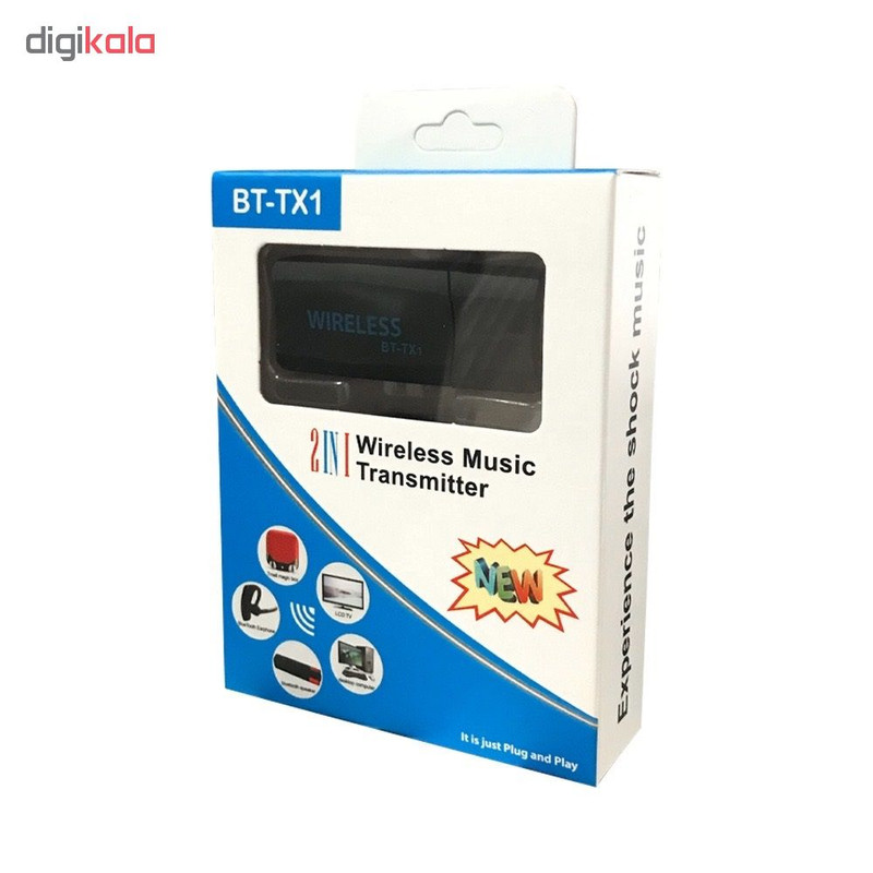 گیرنده بلوتوثی وایرلس مدل BT-TX1 گیرنده بلوتوثی وایرلس مدل BT-TX1