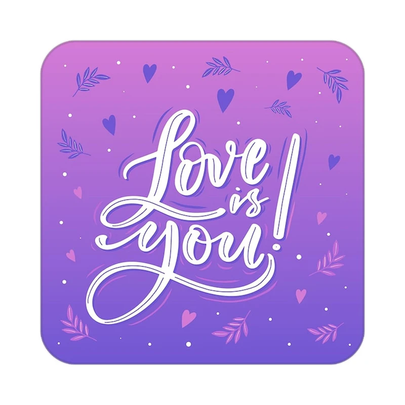 زیر لیوانی کاکتی طرح عاشقانه مدل mp39187