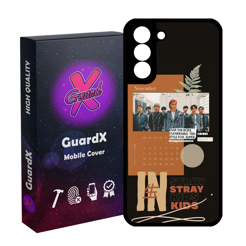 کاور گارد ایکس طرح Stray Kids مدل Glass10688 مناسب برای گوشی موبایل سامسونگ Galaxy S21 FE