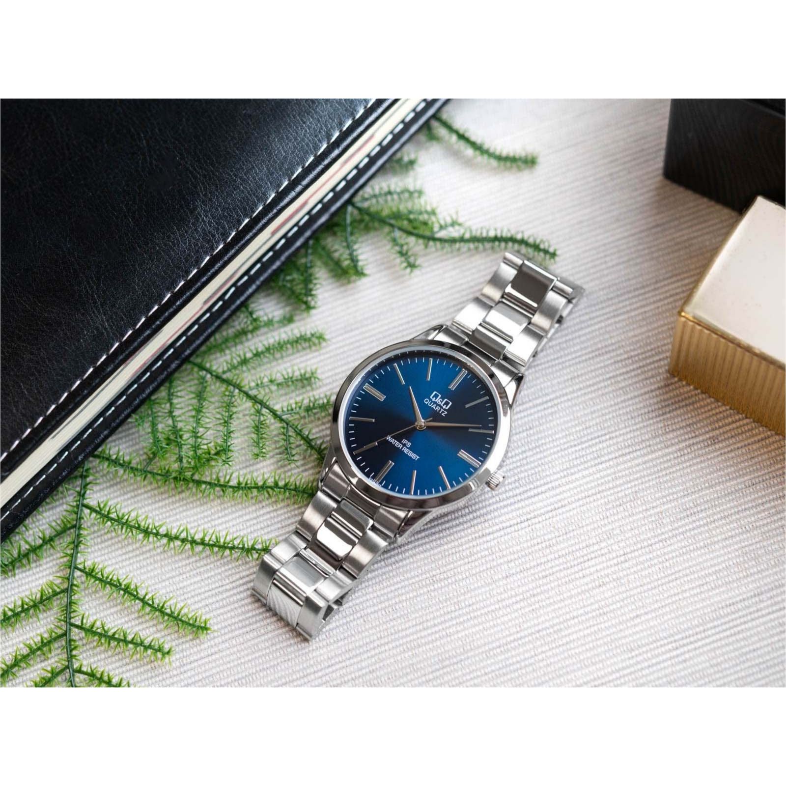 ساعت مچی عقربهای کوارتز مردانه کیو اند کیو مدل C214-212 - - 6