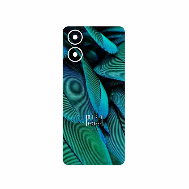 برچسب پوششی ماهوت مدل Green Feather مناسب برای گوشی موبایل موتورولا Moto G04