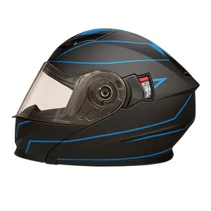 کلاه کاسکت چانه متحرک ردلاین مدل 939 Blue X