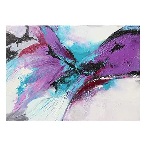 تابلو نقاشی اکریلیک به سبک انتزاعی مدل شمشیر ایران کهن