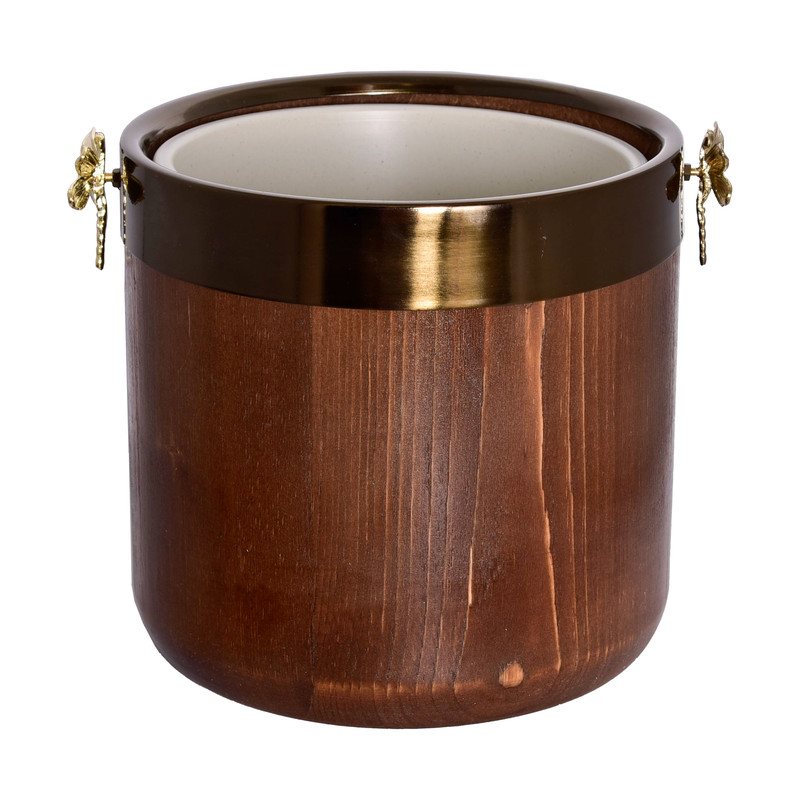 ست سطل و جای دستمال کاغذی مدل سنجاقک