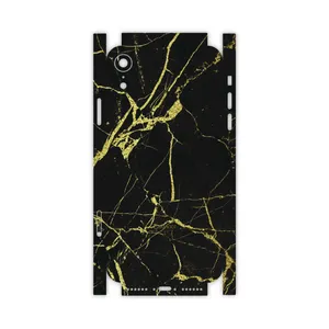 MAHOOT  Graphite-Gold-Marble-FullSkin Cover Sticker for Apple iPhone Xr