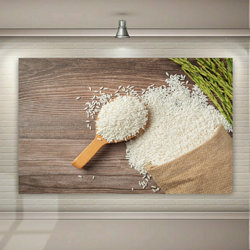 استیکر دیواری طرح غلات مدل برنج کد SDA3113