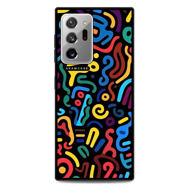 کاور آکام مدل AMC-WSGN20U-DOODLE20 مناسب برای گوشی موبایل سامسونگ Galaxy Note 20 Ultra