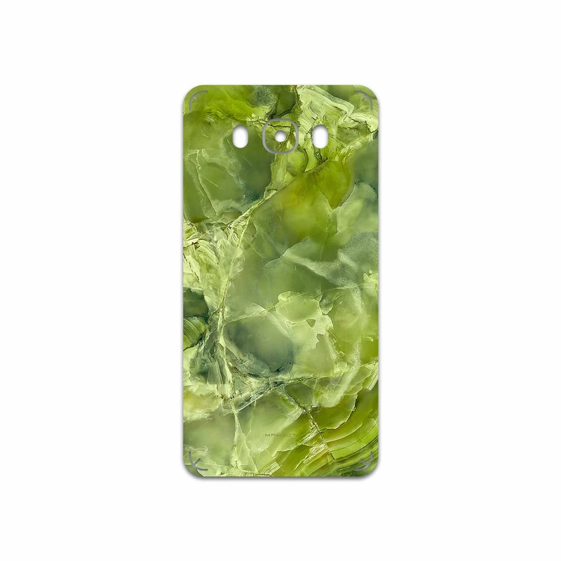 برچسب پوششی ماهوت مدل Green Crystal Marble مناسب برای گوشی موبایل سامسونگ Galaxy J7 2016
