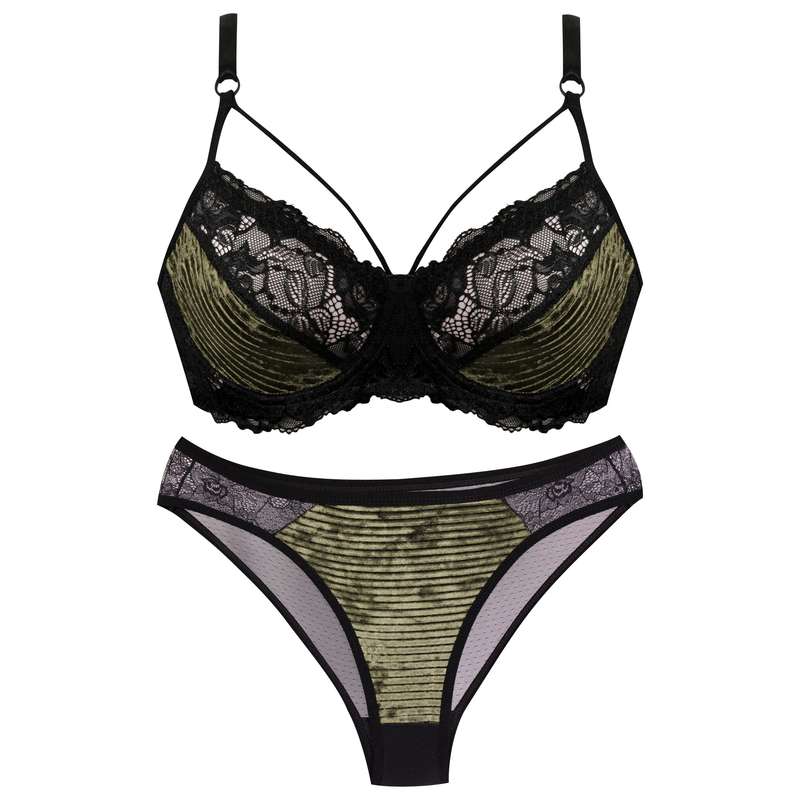 ست شورت و سوتین زنانه کارنا رز مدل 3372 رنگ سبز