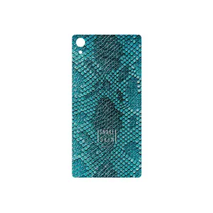 MAHOOT Blue Snake Skin Cover Sticker for Sony Xperia Z2