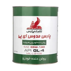 روغن دنده خودرو نفت پارس مدل پارس مدوس کد 85W-140 حجم 3.785 لیتر 