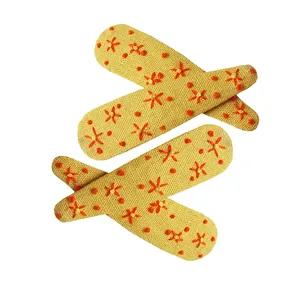 گیره مو دخترانه مدل تق تقی گلدوزی شده HT - 0020 مجموعه چهار عددی