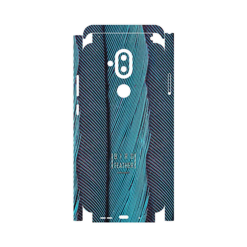 برچسب پوششی ماهوت مدل Turquoise feathers-FullSkin مناسب برای گوشی موبایل نوکیا 8.1