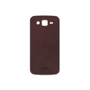 MAHOOT Matte-Dark-Brown-Leather Cover Sticker for Samsung Galaxy Grand 2