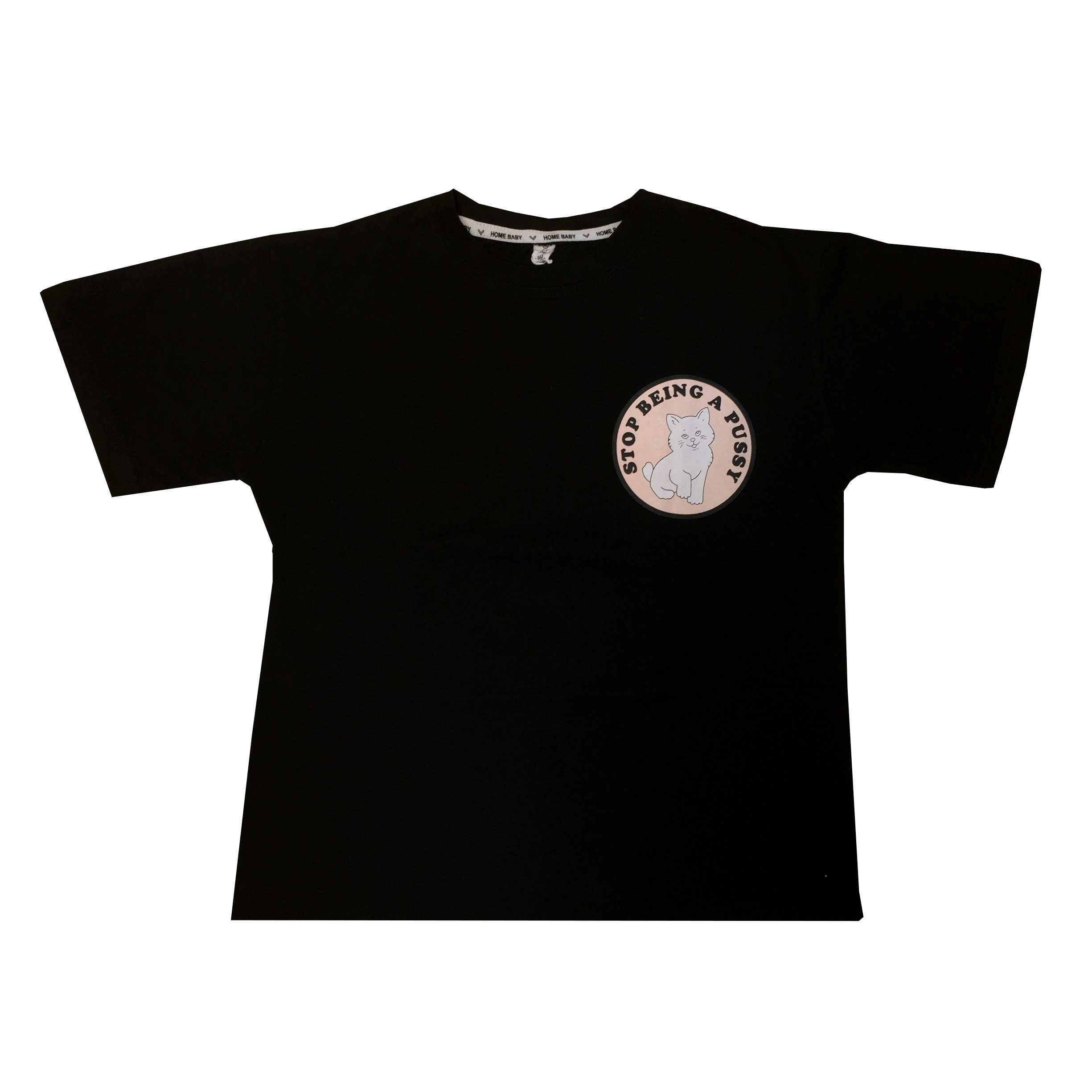 تی شرت آستین کوتاه دخترانه مدل good cat 2390