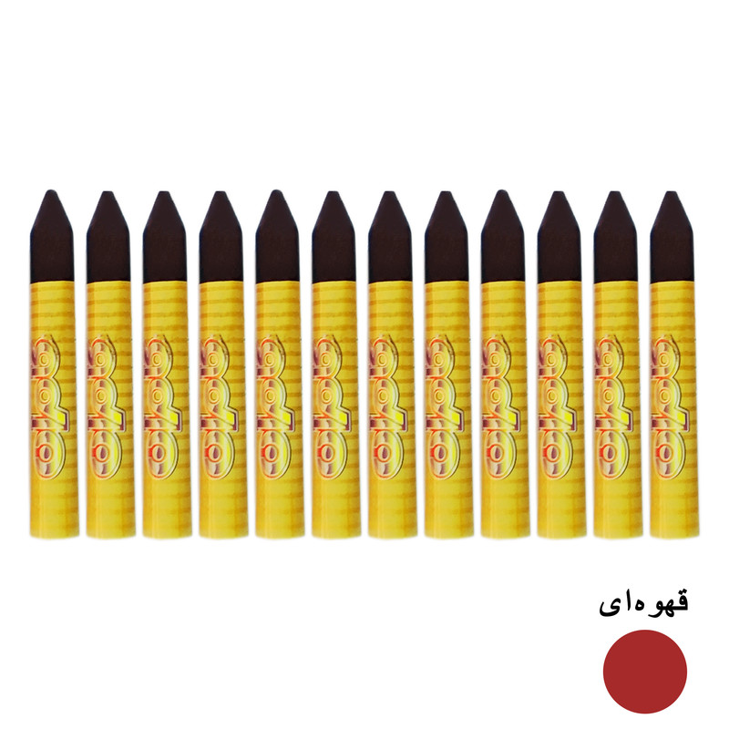 پاستل کارتن نویسی کامران کد 100009 بسته 12 عددی