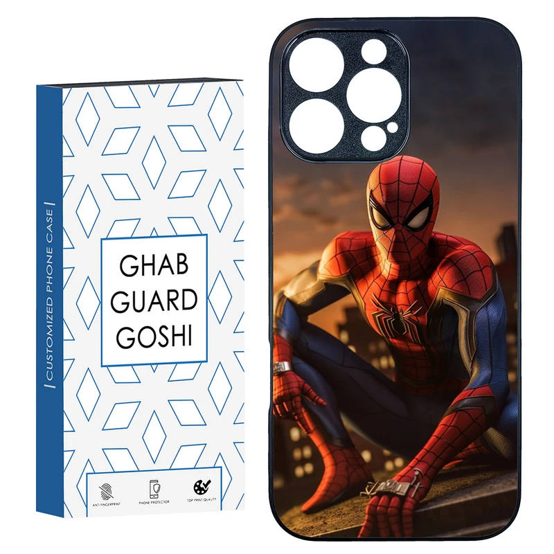 کاور قاب گارد گوشی طرح مرد عنکبوتی کد TPU-284 مناسب برای گوشی موبایل اپل Iphone 16 Pro Max