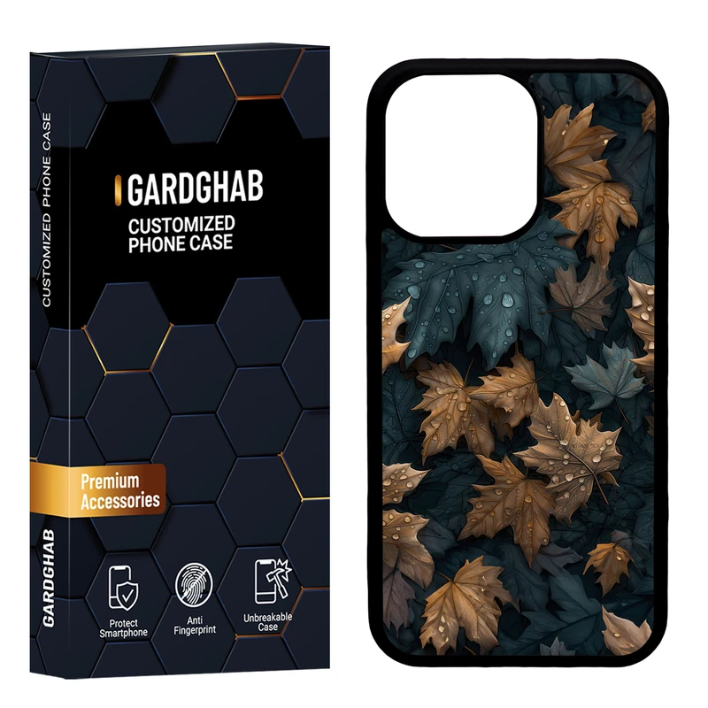 کاور گارد قاب مدل پشت گلس برگ مناسب برای گوشی موبایل اپل iPhone 13 Pro