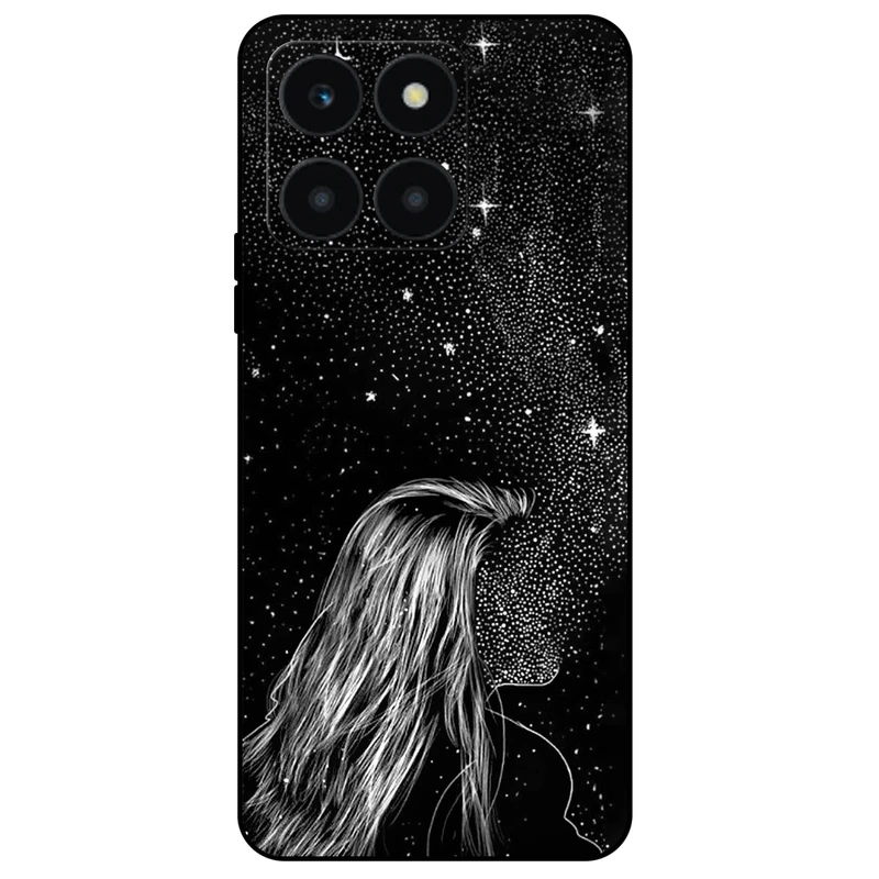 کاور مگافون طرح دخترانه مدل 8264 مناسب برای گوشی موبایل آنر X6A 