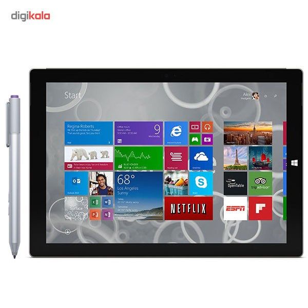 تبلت مایکروسافت مدل Surface Pro 3 - Cبه همراه کیبورد ظرفیت 128 گیگابایت