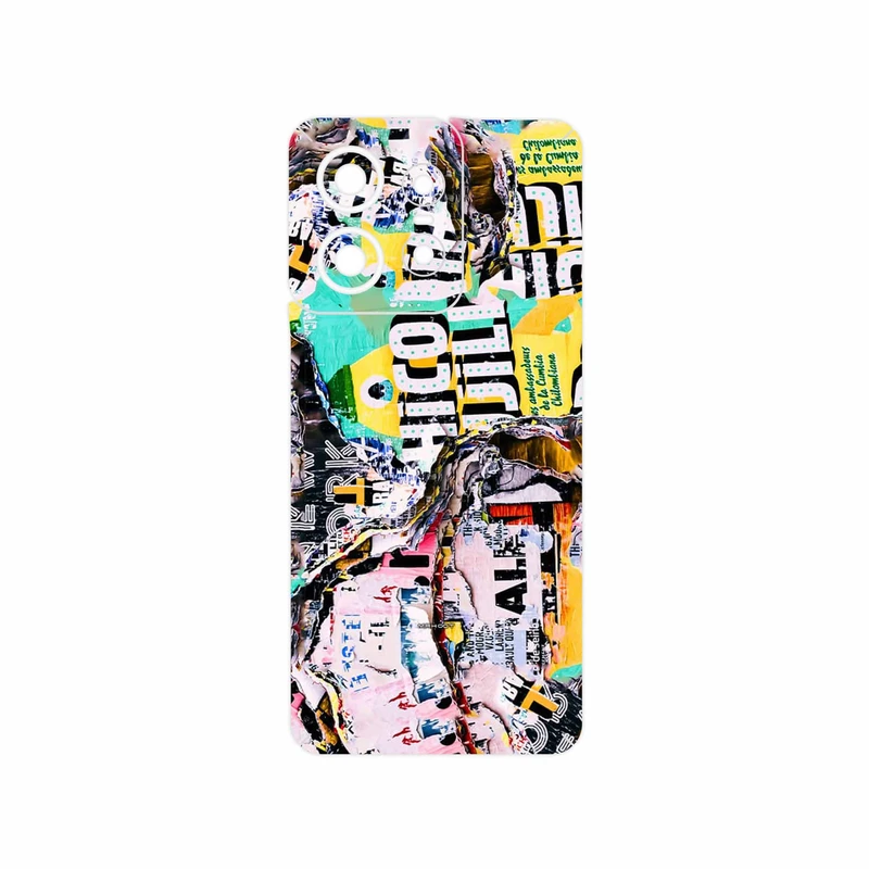 برچسب پوششی ماهوت مدل Collage of Teared Paper مناسب برای گوشی موبایل موتورولا Edge 50 Pro