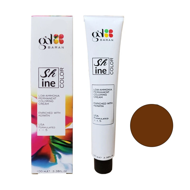 رنگ مو گلباران شماره 5.0 حجم 100 میلی لیتر رنگ قهوه ای طبیعی روشن