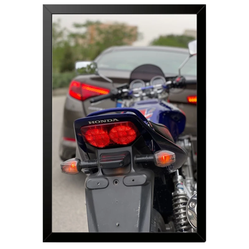 تابلو بکلیت طرح موتور سنگین هوندا HONDA CB1300 مدل B-po1982 فریم مشکی