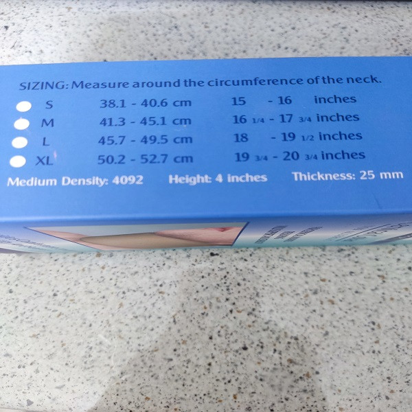 گردنبند طبی  مدل 0201