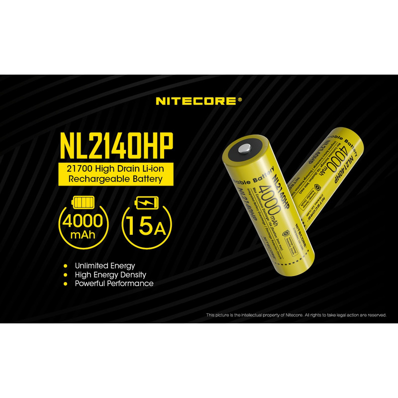 باتری لیتیوم یون نایت کر مدل NL2140HP ظرفیت 4000 میلی آمپرساعت