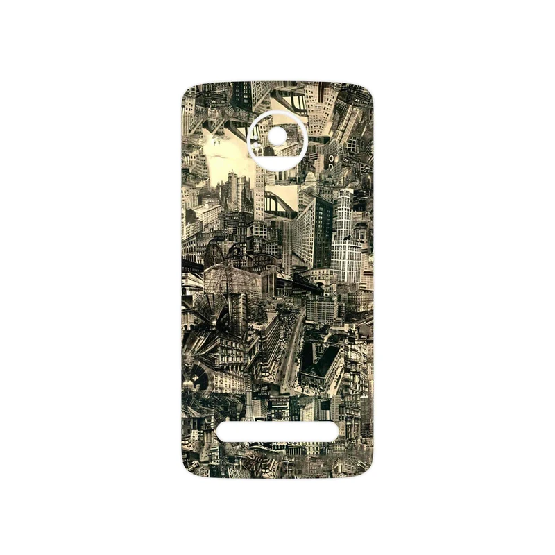 برچسب پوششی ماهوت مدل Collage of Skyscraper مناسب برای گوشی موبایل موتورولا Moto Z2 Play
