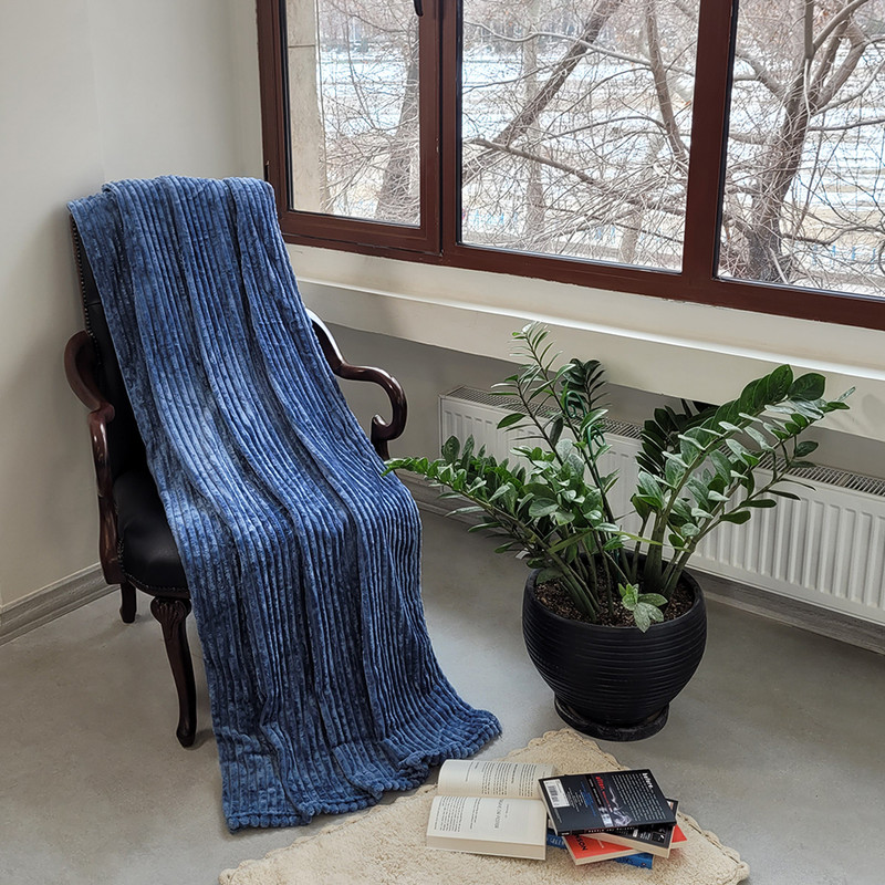 پتو مسافرتی مدل ژله ای خطی سایز 220x160 سانتی متر