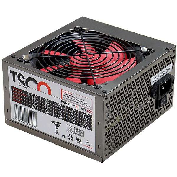 منبع تغذیه کامپیوتر تسکو مدل TP 620W منبع تغذیه کامپیوتر تسکو مدل TP 620W