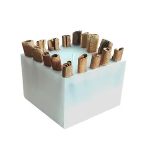 شمع دست ساز مدل دارچین