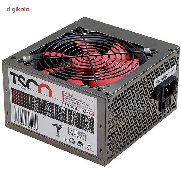 منبع تغذیه کامپیوتر تسکو مدل TP 620W
