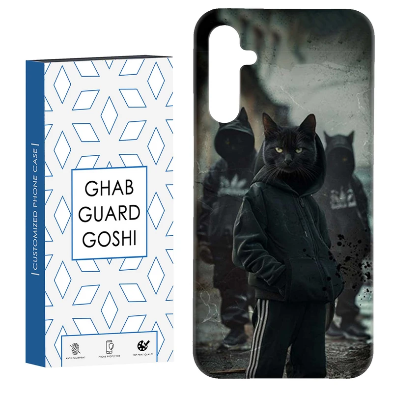 کاور قاب گارد گوشی طرح گربه سیاه کد Dimo-356 مناسب برای گوشی موبایل سامسونگ Galaxy A14