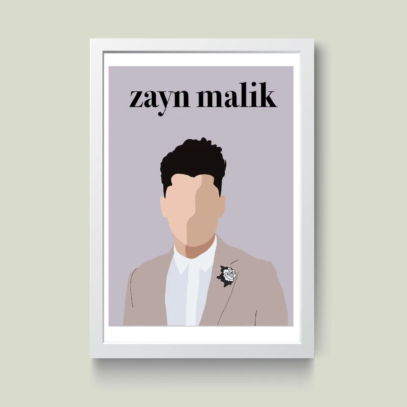تابلو مدل minimall Zayn Malik کدm2426-b