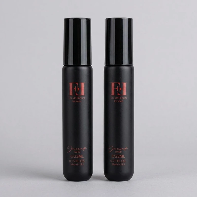 عطر جیبی مردانه ژک ساف مدل اف اف حجم 22 میلی لیتر بسته 2 عددی
