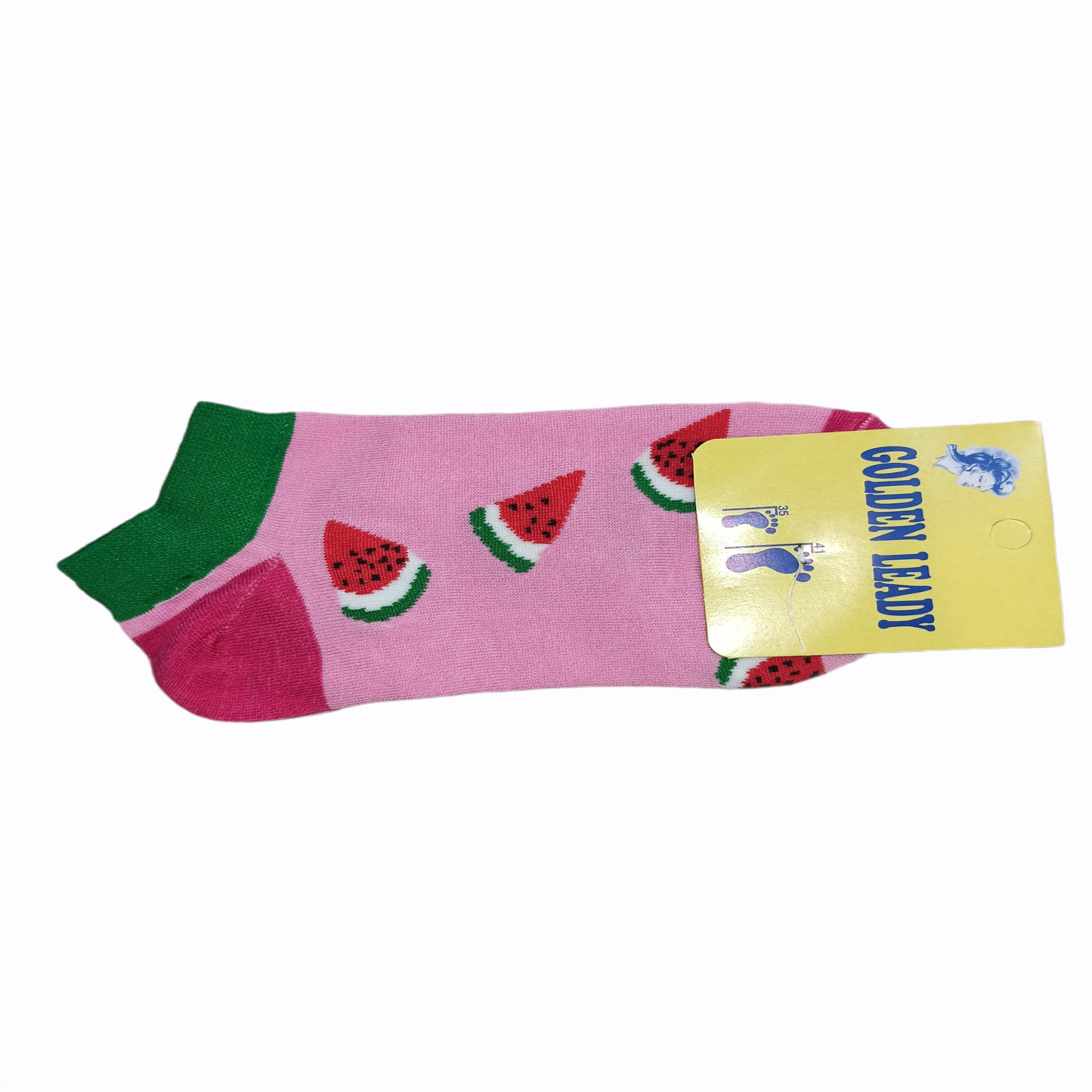 جوراب دخترانه  گلدن لیدی مدل توت فرنگی A11