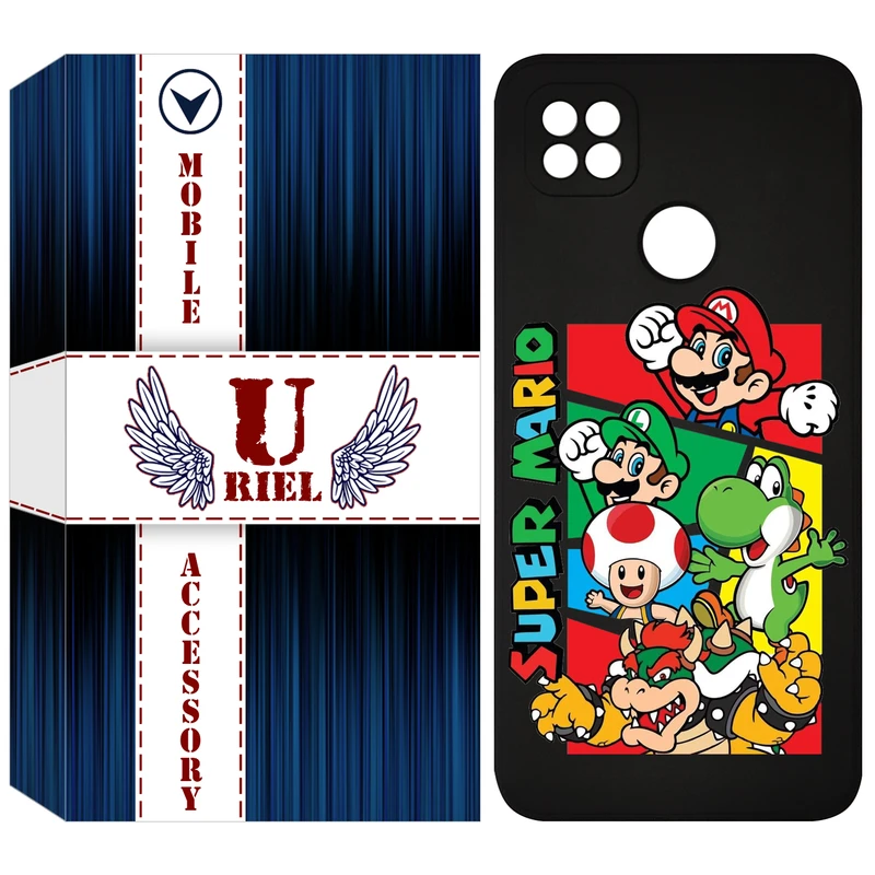 کاور یوریل مدل KSH کد 76 طرح ماریو مناسب برای گوشی موبایل شیائومی Redmi 9C / 10A