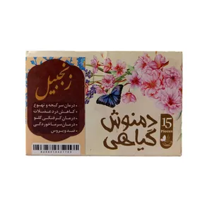 دمنوش کیسه ای زنجبیل بسته 15 عددی