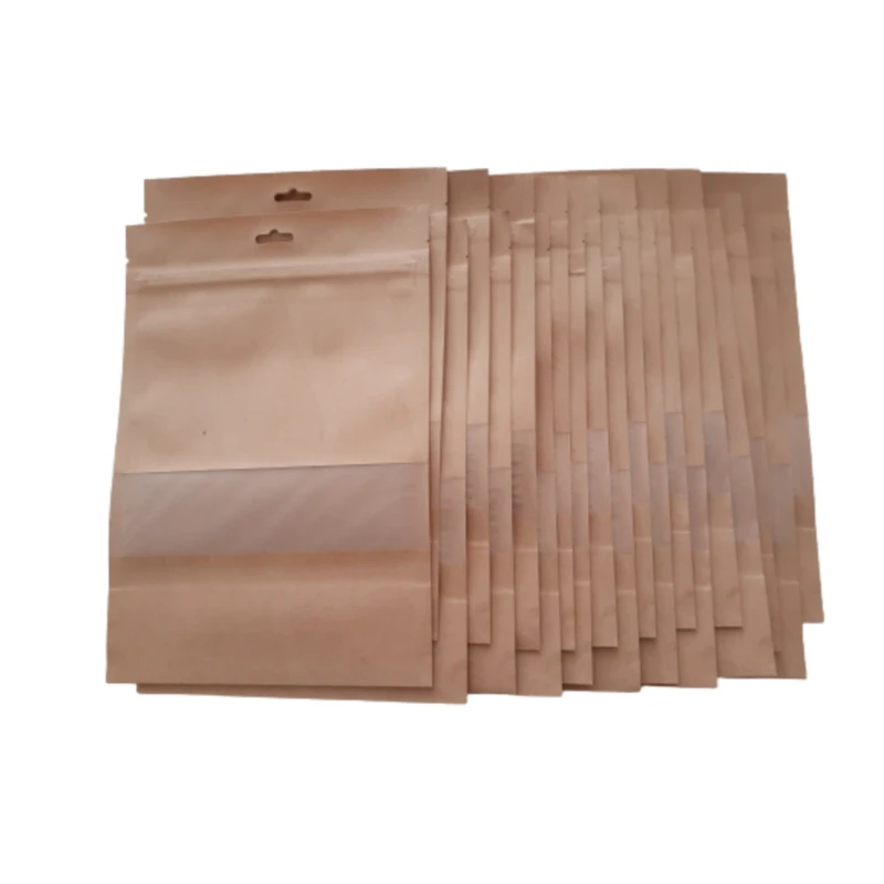 پاکت زیپ دار مدل پنجره ای 1419 بسته 20 عددی